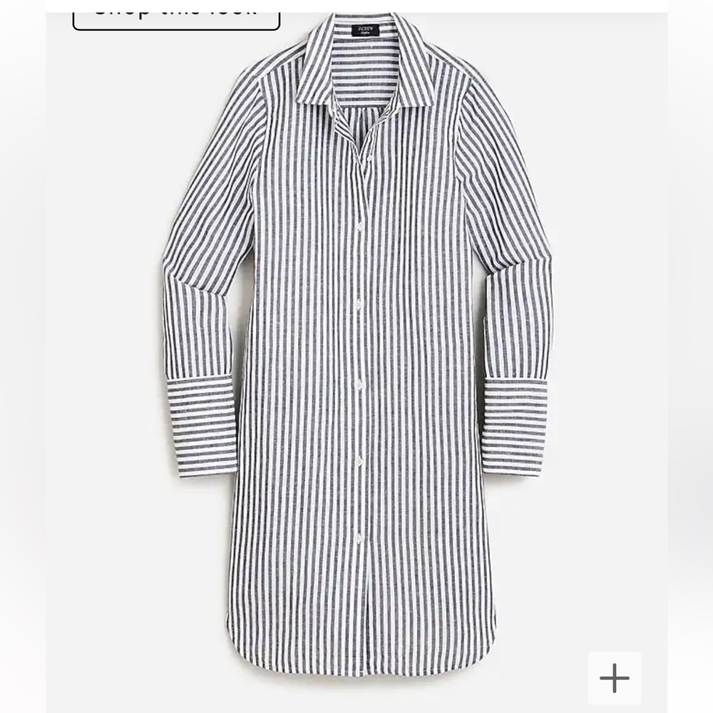 NWOT Jcrew striped beach shirt